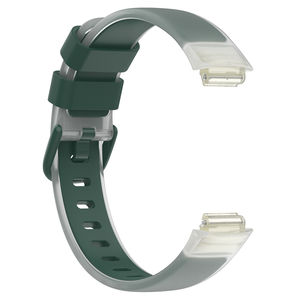 Correa para Reloj Inteligente <span class=keywords><strong>Fitbit</strong></span> Inspire 3, Diseño de Doble Color, Correa de Silicona Premium para Monitor de Actividad Física - Product Image 4