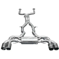 Système d'échappement M5 F90 4.4T personnalisable en usine, en acier inoxydable 304/titane avec soupapes