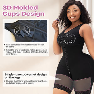 Plus <span class=keywords><strong>Size</strong></span> Butt Lifter Colombianas Fajas Moldeadoras Para Mujer Bbl Fajas Colombianas Postoperatie Vrouwen Stadium 2 Faja Shapewear - Product Image 6