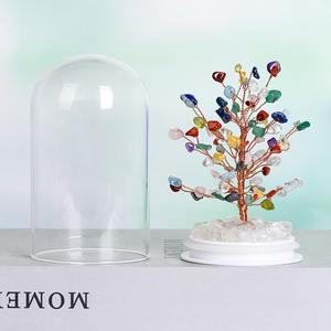 Lampe de table en cristal améthyste avec couvercle en verre, <span class=keywords><strong>port</strong></span> USB pour la décoration intérieure - Product Image 5