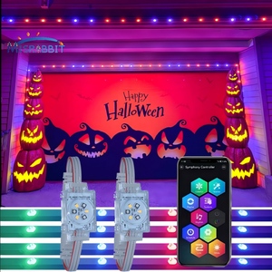 Lumières de Noël extérieures permanentes Misrabbit RGBW IP68 étanches, type méduse, pour façade de bâtiment - Product Image 1