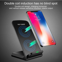 Support de charge sans fil rapide compatible avec iPhone 16/15/15 Pro/15 Plus/15 Pro Max/14/14 Pro/13/12 pour Samsung pour écouteurs