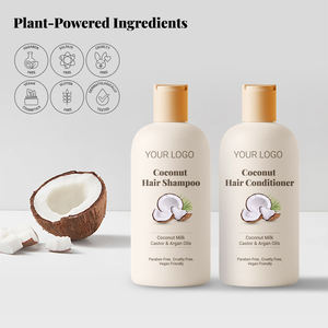 OEM Natural Herbal Deep Repair Shampooing et après-shampooing pour <span class=keywords><strong>cheveux</strong></span> <span class=keywords><strong>bouclés</strong></span> clairsemés Lissant les ingrédients de l'huile de noix de coco - Product Image 5