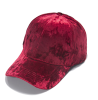 Aangepaste Hoge Kwaliteit Vintage Blank Plain 6 Panel Fluwelen Gebogen Rand Sport Baseball Caps Vader Hoeden Met 3D Borduren Logo gorras