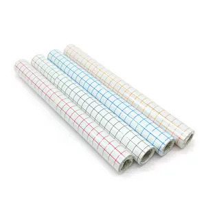 Removable Clear Vinyl Transfer Paper Alignment Grid Application Tape Roll For Vinyl Stickers