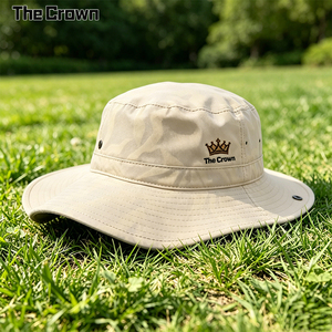 Custom Logo Wide Brim Boonie <b>Hat</b> Wholesale Bulk Waterproof Windproof Outdoor Sun <b>Hat</b> With Chin Strap Manufacturer - Product Image 2