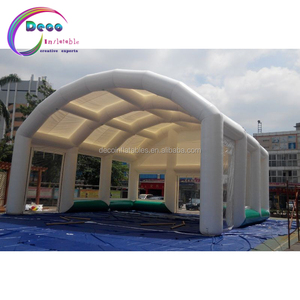 Dôme gonflable publicitaire <span class=keywords><strong>vert</strong></span> et blanc géant, couverture de tente, terrain de tennis gonflable pour jeux sportifs - Product Image 3