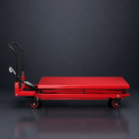 Chariot élévateur hydraulique en acier de bonne qualité, pliable, capacité 100 kg, hauteur de levage 2 m, économie de 80 % des coûts de main-d'œuvre