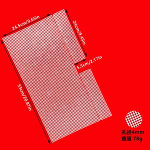 Kit de fabrication de sacs DIY en <span class=keywords><strong>toile</strong></span> <span class=keywords><strong>plastique</strong></span> blanche faite à la main avec feuilles de maille et fournitures de couture créative - Product Image 4