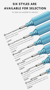 Maant MY-081 Little Blue Fat jeu de tournevis S2 embout magnétique pour réparation de téléphone Android vis internes outil de démontage - Product Image 2