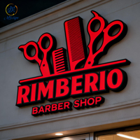 Letrero Luminoso Exterior para Tienda, Letrero con Letras Grandes, Logotipo Comercial Personalizado, Letrero LED para Supermercado, Uso en Publicidad Exterior