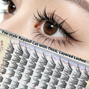 Faux cils auto-adhésifs flexibles à grands <span class=keywords><strong>yeux</strong></span>, effet allongeant naturel, sans colle - Product Image 3