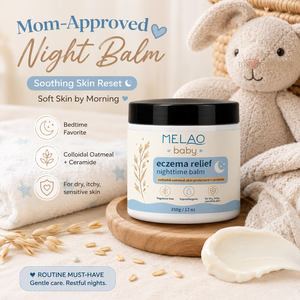 Crème pour l'eczéma à l'avoine et aux céramides pour bébés, marque privée, pour peaux sèches, irritées et sensibles, réparation de l'eczéma du bébé - Product Image 4