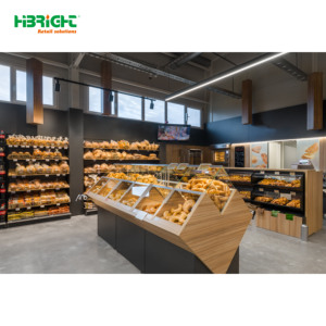 Supermarket Complete Store Layout <b>Racking</b> <b>System</b> Grocery Retail Gondola Shelving Bakery Wine Display Fixture Solution - Product Image 2