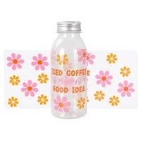 Impression personnalisée Étiquette de transfert de tasse froide populaire Prêt à éplucher Autocollants Tasse Wraps Transferts UV DTF Autocollant pour gobelets de 20 oz