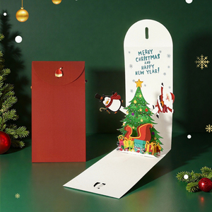 Tarjetas de Felicitación Pop-up Personalizadas para Fiestas, Cumpleaños, Agradecimiento, OEM, Tarjetas de Navidad 3D - Product Image 5