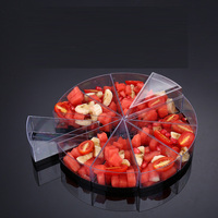 160ml clair en plastique Triangle Dessert Miniature Mousse Pudding Cup avec couvercle Tasse en plastique pour servir la crème glacée apéritif verres