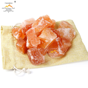 Sal natural del Himalaya gruesa/sal rosa roja, piedra de masaje Rosa cruda, bloque de sal de roca para curación, masaje de pies, baño de Sauna - Product Image 6