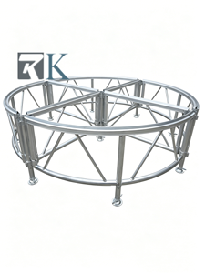 เวทีอลูมิเนียมอัลลอยแบบวงกลมสั่งทำพิเศษสำหรับงานหนัก พกพาสะดวก เหมาะสำหรับคอนเสิร์ต งานแต่งงาน และกิจกรรมกลางแจ้ง - Product Image 3