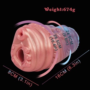 GEEBA Alien Aircraft Cup Realistic <b>Masturbators</b> Device Artificial Pocket Vagina Adult Male Masturbation Sex Toys for Men - Product Image 6