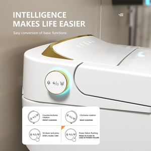 Hiện đại tầng gắn nhà vệ sinh bát tự động chân tuôn ra điện commode nhà vệ sinh 220V phòng tắm gốm thông minh nhà vệ sinh thông minh - Product Image 5