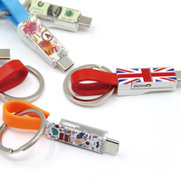 Articles de cadeaux pour les nouveaux porte-clés câble de chargement magnétique mini usb 3 en 1 ligne de données portable pour téléphone portable avec logo personnalisé