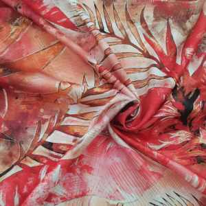 Tela <span class=keywords><strong>de</strong></span> satén sedoso Armany sin MOQ para pijamas, faldas y vestidos, con estampado digital <span class=keywords><strong>de</strong></span> seda, poliéster y elastano - Product Image 2