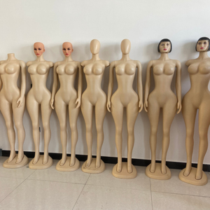 Mannequin de présentation <span class=keywords><strong>femme</strong></span> grande taille sans tête, corps entier, en plastique satiné, avec fesses et poitrine généreuses, haute qualité - Product Image 3