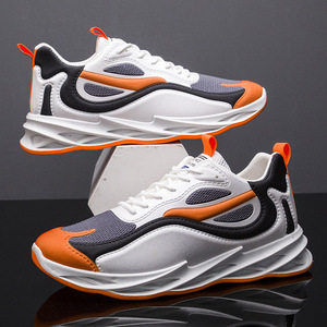 Chaussures de sport décontractées pour hommes, commerce extérieur transfrontalier, tige en coton respirant, semelle extérieure en PVC, légères, confortables et tendance - Product Image 3