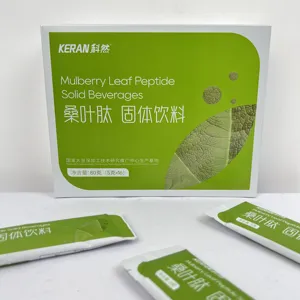 KERAN extrait de plante peptidique de feuille de mûrier Luo Han Guo poudre extrait d'herbes poudre de peptide de soja hypoglycémique auxiliaire protéine