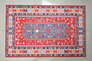 <span class=keywords><strong>Tappeto</strong></span> e moquette in poliestere con stampa digitale in ciniglia di design <span class=keywords><strong>Kilim</strong></span> in stile Vintage - Product Image 5