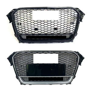 핫 세일 자동차 바디 키트 ABS 프론트 허니콤 메쉬 그릴 아우디 A4 <span class=keywords><strong>S4</strong></span> B8.5 RS4 퀘트로 스타일로 업그레이드 2013-2015 - Product Image 1