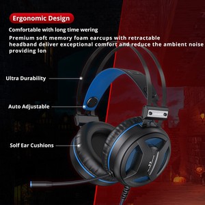 Auricular con cable USB2.0 GRANDE del controlador, auricular para juegos con cable, auricular para juegos 7.1 computadora PC - Product Image 6