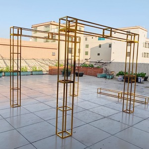 High Grade Elegant Iron Plant Holder Premium Durable Metal Flower <b>Stand</b> For Wedding Ceremony <b>Backdrop</b> Decor - Product Image 1