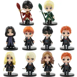 Phổ Biến Phim Hoạt Hình Sưu Tập PVC Hành Động Mô Hình Học Viện Ma Thuật Bức Tượng Anime 10 Mảnh Hành Động Hình Thiết Lập