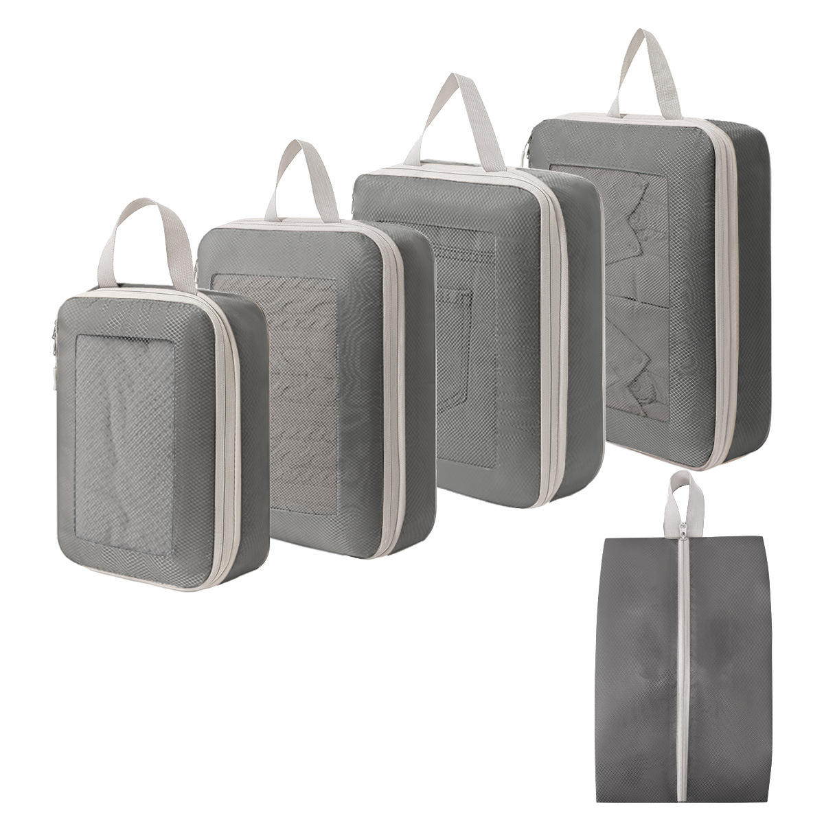 Juego de 5 piezas en gris