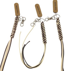 Hand Woven Waxed Rope <b>Bag</b> <b>Charm</b> Milky Color Metal Material Fashionable Accessory For <b>Bag</b> Keychain Waist Pendant Spring 2024 - Product Image 5