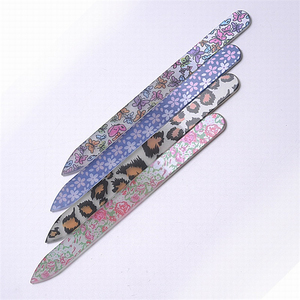 WellGLNF-003 cam tırnak törpüsü yaratıcı moda cam tırnak törpüsü parlatma çivi manikür araçları özelleştirilebilir Logo kristal tırnak törpüsü kiti - Product Image 4