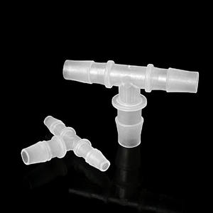<span class=keywords><strong>2</strong></span>-3-2MM Acoplamento de Mangueira Médica 3-Way Igual Redutor <span class=keywords><strong>Tubing</strong></span> Barb Tee Joint Pequeno Plástico Farpado Conectores Tubo T Pipe Fittings - Product Image 2