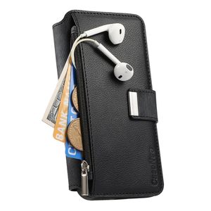 Étui à cartes magnétiques pour Xiaomi 15/15 Pro/14, pour Moto <span class=keywords><strong>G</strong></span> Power 2024 5G Wallet Leather case bag - Product Image 3