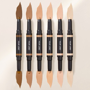 Lápiz corrector de alto pigmento 2 en 1 para tono de piel oscura, cobertura completa, barra de maquillaje sin peso, blanqueamiento, características naturales - Product Image 1