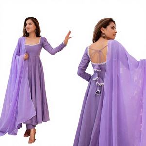 Salwar Kameez Estampado de Verano para Mujer, Elegante, Talla Grande, Informal, para Fiesta, de Secado Rápido, con Protección Solar - Product Image 1