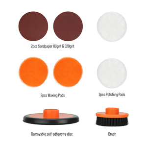 100W Cordless <strong>Car</strong> <strong>Buffer</strong> Polisher <strong>Wireless</strong> Detailing Polishing Machine With Sanding Papers/brushing/waxing Polishing Pads - Product Image 3