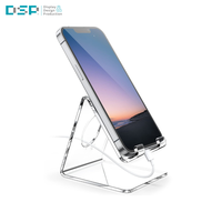 DSP Vietnam usine Transparent acrylique bureau design créatif support de téléphone portable