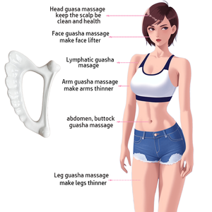 Benutzer definierte Keramik Pink <span class=keywords><strong>Eye</strong></span> Kopfhaut Piedra Multi Point Gua Sha Porcelana Kit Großer Körper Guasha für Gesichts massage gerät Stein Werkzeug technologie - Product Image 5