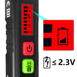 Digitales Display Batteriebetriebener Elektrischer <span class=keywords><strong>Tester</strong></span> Berührungslose Spannungsmessung Dreiphasen-Phasenfolge Rot HT100P 1 1 Jahr - Product Image 4