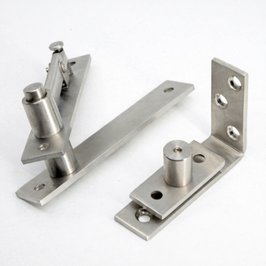Charnière tournante de porte Charnière pivotante de porte en acier inoxydable cachée cachée vers le bas Porte d'armoire de cuisine moderne - Product Image 1