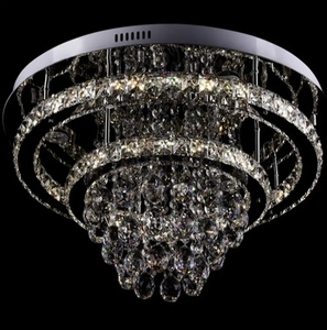 Éclairage zèle intérieur vente en gros élégant salon chambre à coucher moderne led plafonnier en cristal - Product Image 6