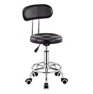 Tabouret de bar haut avec dossier coquille, tabourets d'îlot de cuisine, chaises de bar modernes, tabouret de bar pivotant réglable pour la cuisine - Product Image 3