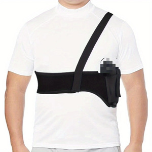 Cinturón táctico unisex negro para portar ocultamente, con soporte para la axila y extracción rápida de arma. - Product Image 2